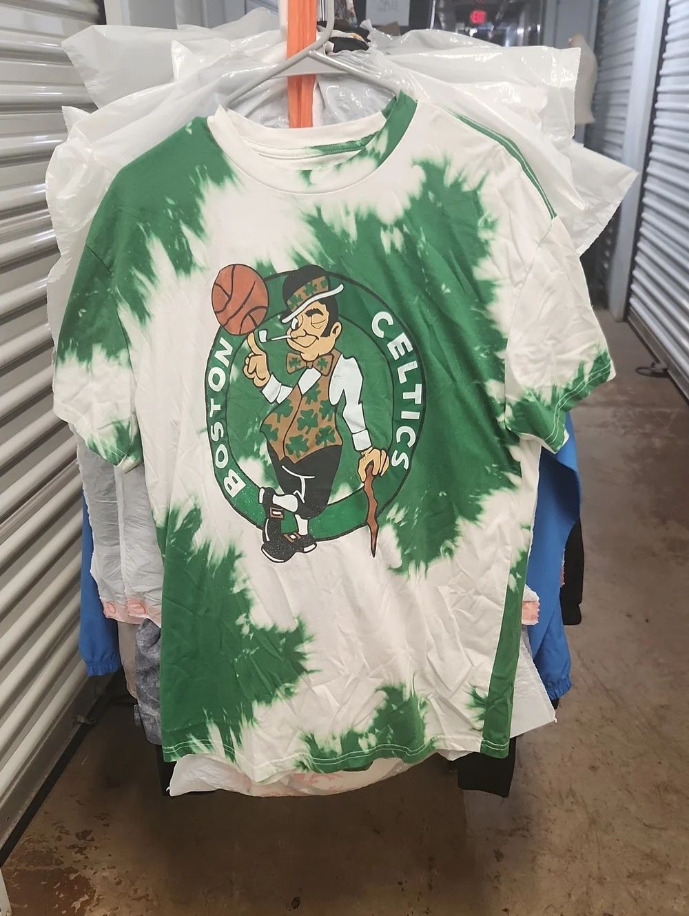 Boston Celtic Tie Dye Shirt Hollister M